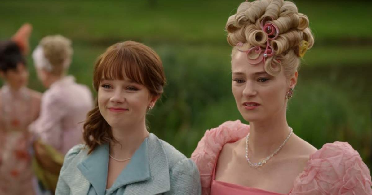 Cressida Cowper and Eloise Bridgerton starts and ends with Season 3 of 'Bridgerton' (@netflix)