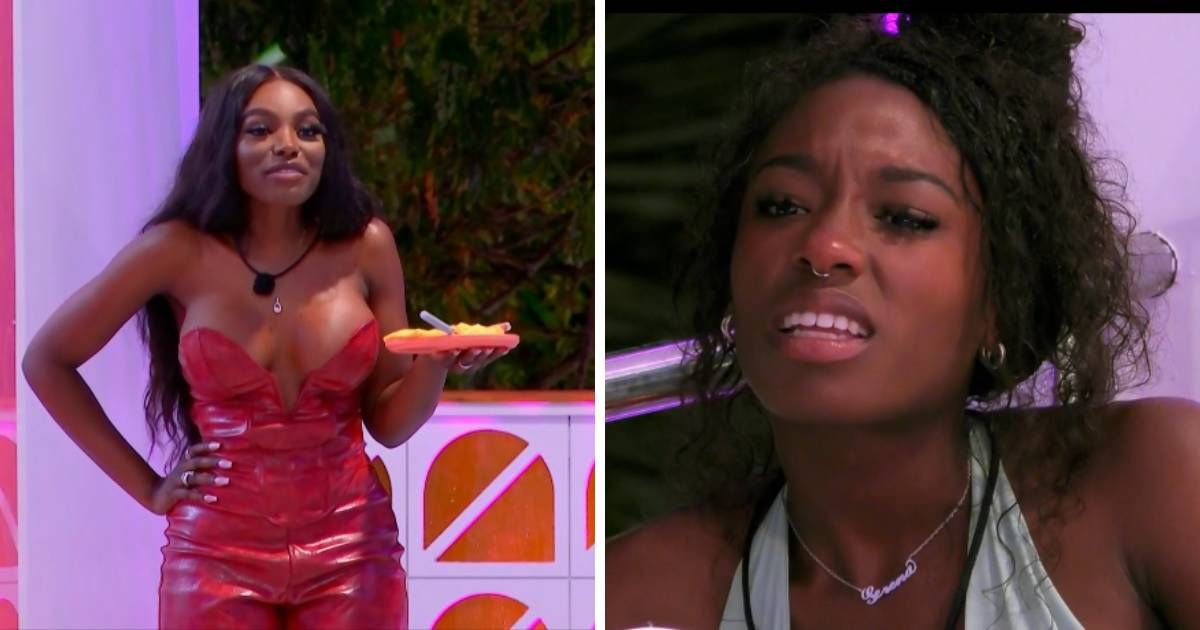 'Love Island USA' stars Serena and JaNa clash over eggs for Miguel (@peacock)