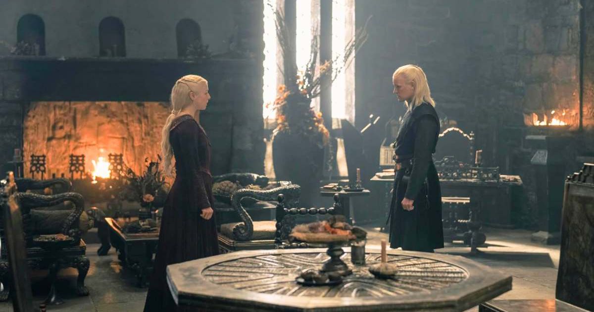 'House of the Dragon' Season 2 Episode 2 features a confrontation between Rhaenyra and Daemon (@hbo)