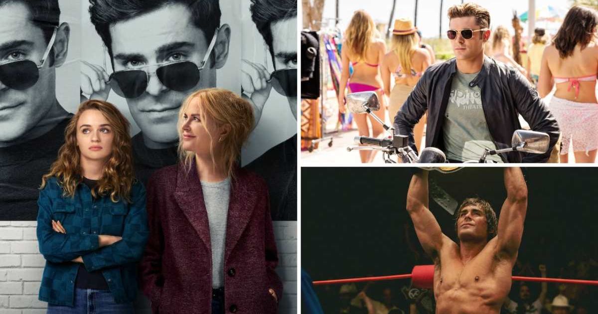 Zac Efron showcases his impressive range and depth in a variety of roles (@netflix/ @primevideo)