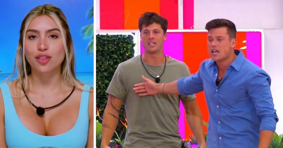 Aaron Evans was slammed for yelling at the girls for eliminating best friend Rob Rausch's girlfriend, Andrea Carmona (@peacock)