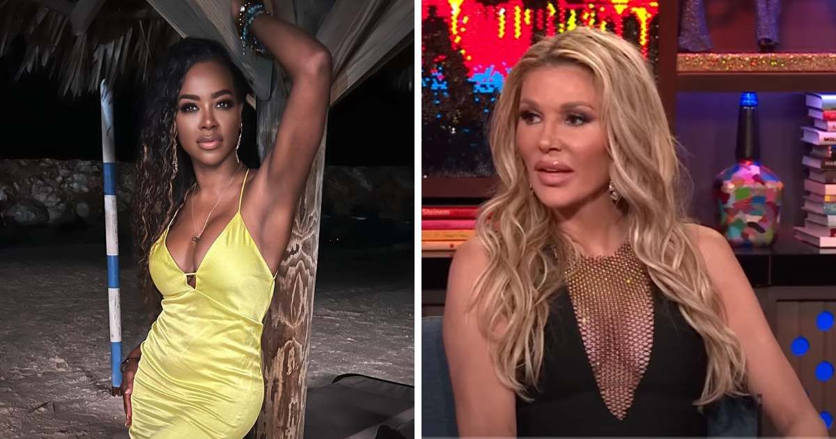 'RHOBH's Brandi Glanville criticized Bravo and supported 'RHOA's Kenya Moore during the controversy over explicit pictures of Brittany Eady (Facebook/@thekenyamoore/YouTube/@wwhl)