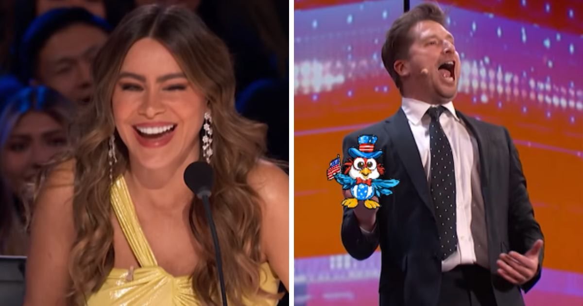 Sofia Vergara and Chris Wilson get into a flip-off war in 'AGT' Season 19 (@nbc)