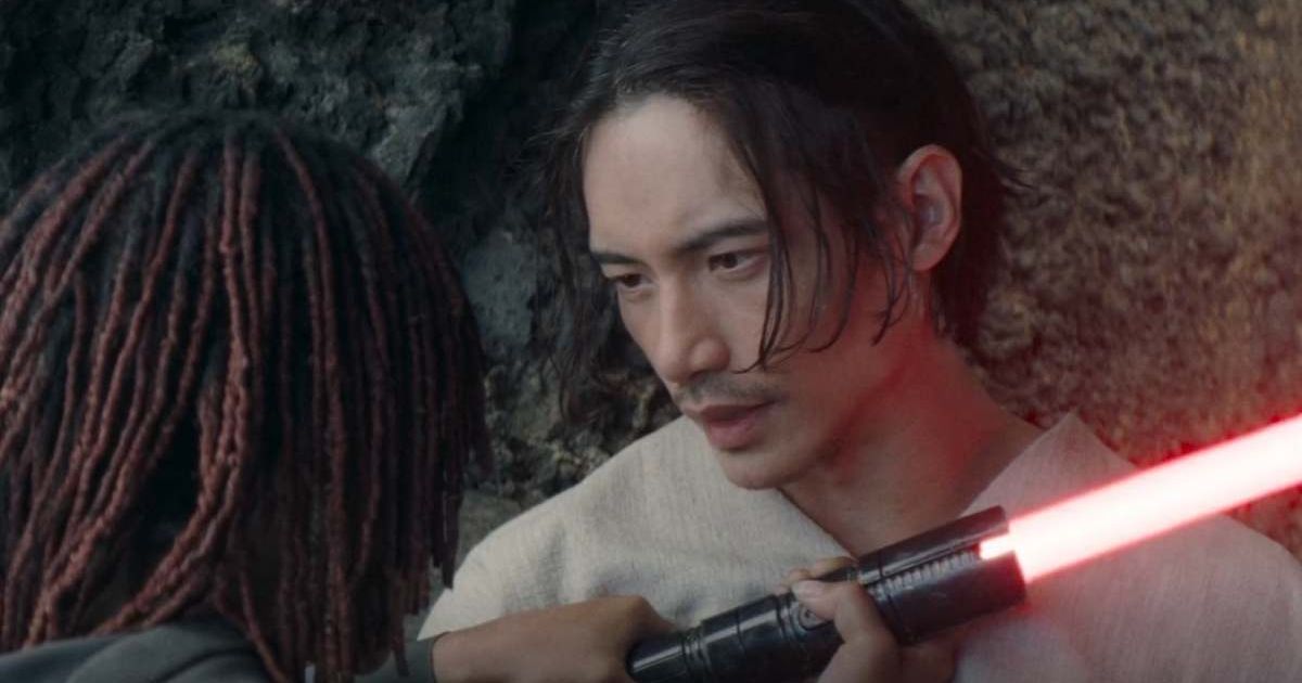 Qimir who is revealed as the Sith Lord tells Osha about his past as a Jedi (@lucasfilm)