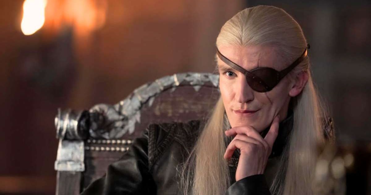 The Battle above the Gods Eye takes place between Aemond and Daemon Targaryen (@hbo)