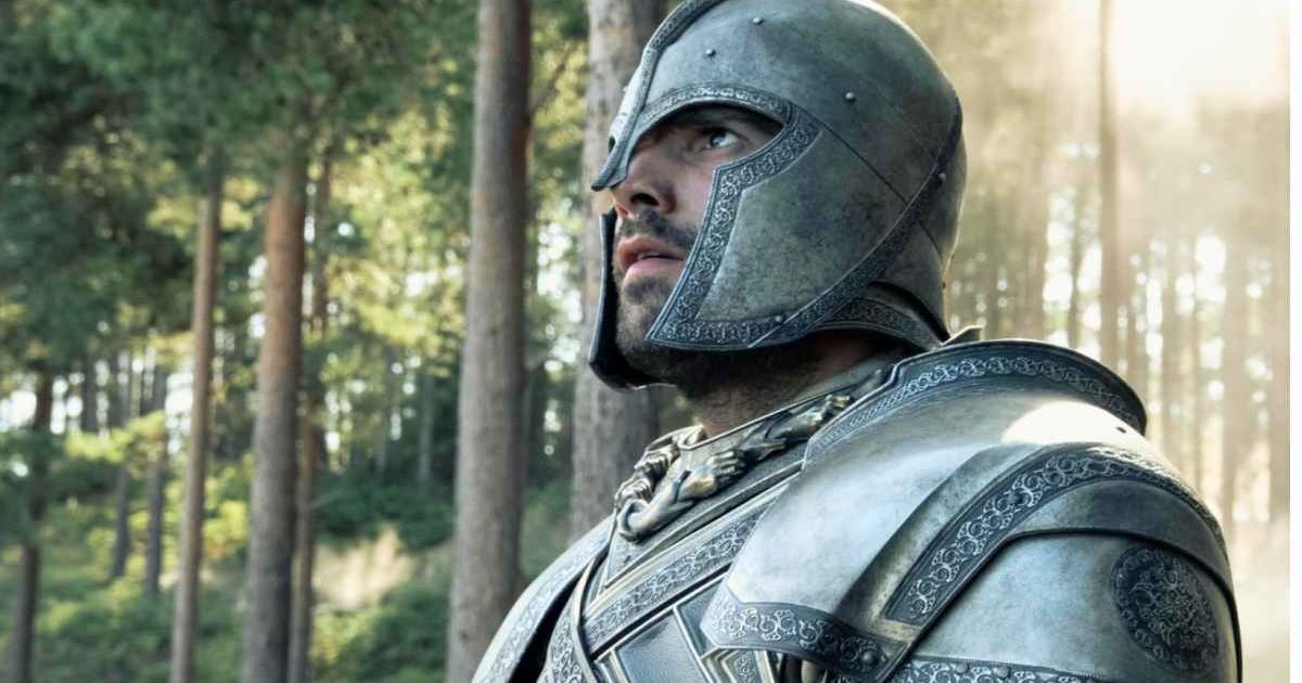 Criston Cole returns victorious from the Battle at Rook's Rest (@hbo)