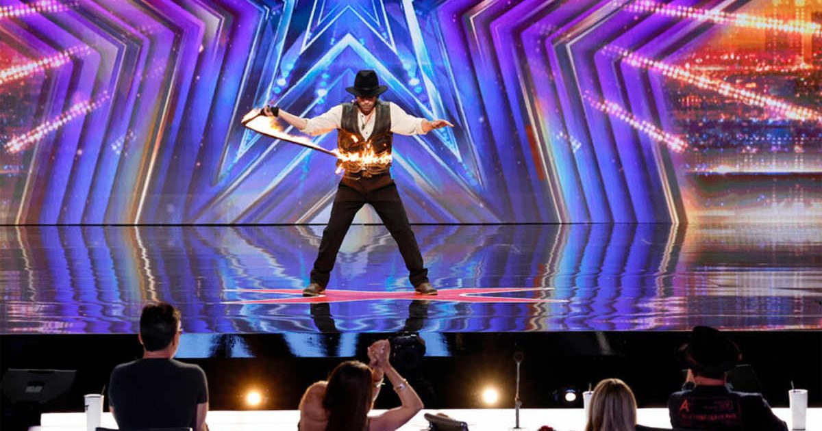 'AGT' Season 19 contestant Tyler Burke's danger act didn't impress judges (GregGayne/@nbc)
