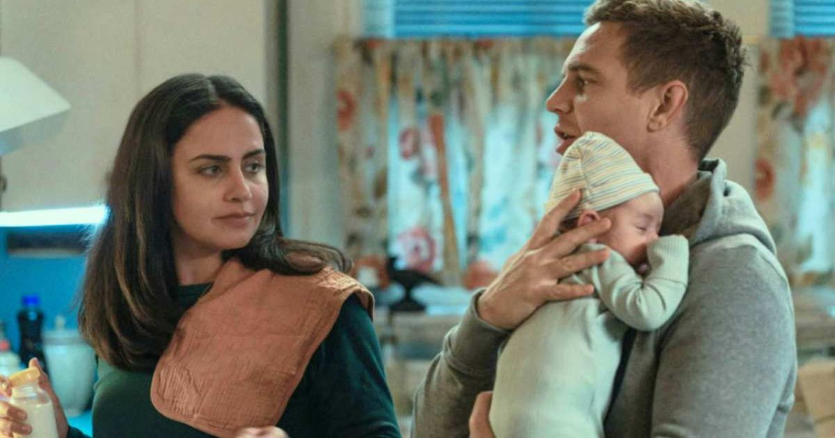 Tracy is hiding a secret from Kyle in 'Mayor of Kingstown' Season 3 (Paramount/@dennispmongjr)