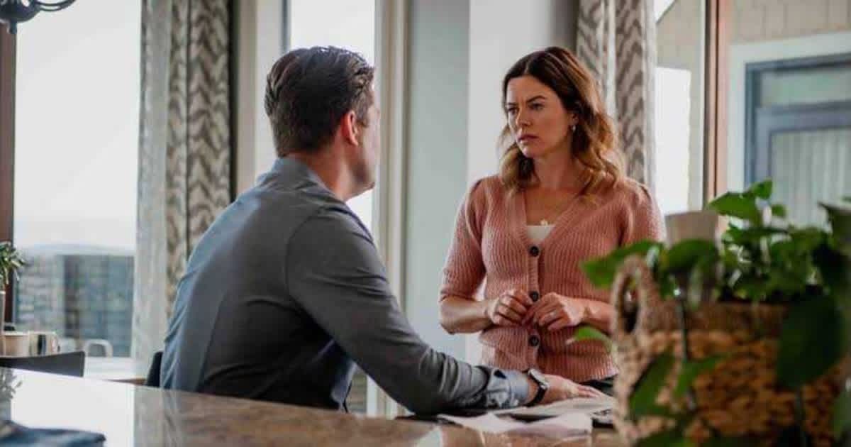 A chilling thriller unfolds as Anita battles betrayal and danger in 'Deadly Wives Club' (@lifetime)