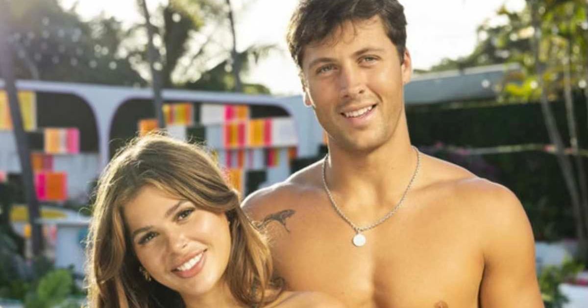 ‘Love Island USA’ star Rob Rausch doesn't react to Daniela Rivera's date (@peacock)