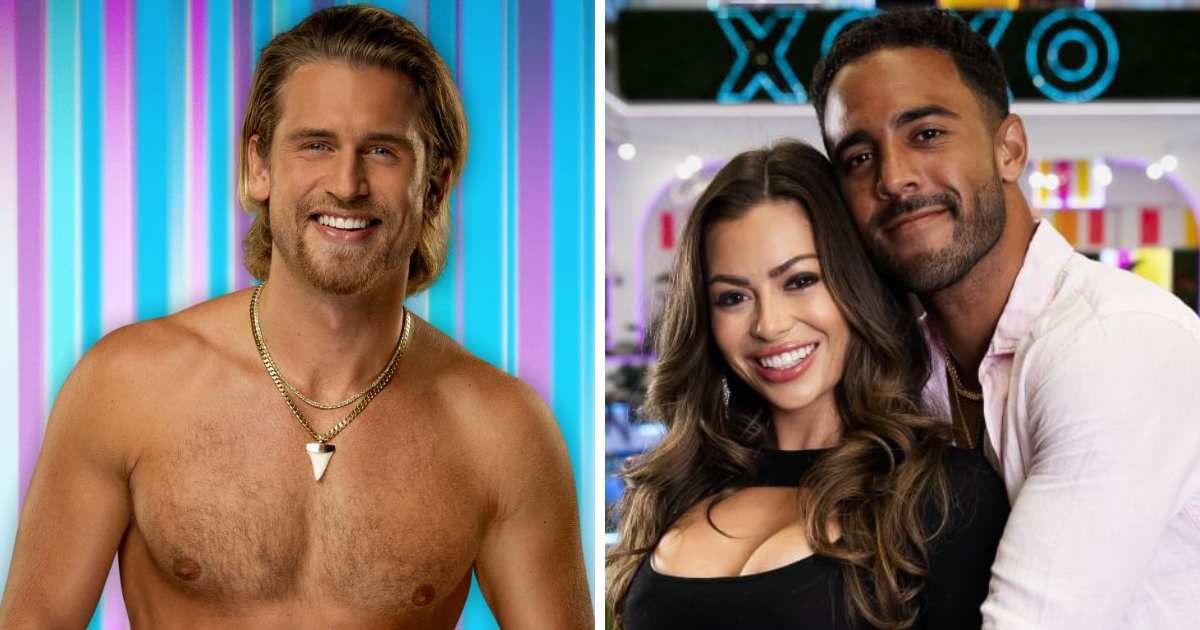 Harrison Luna attempted to sabotage Nicole Jacky and Kendall Washington's connection on 'Love Island USA' Season 6 (@peacock)