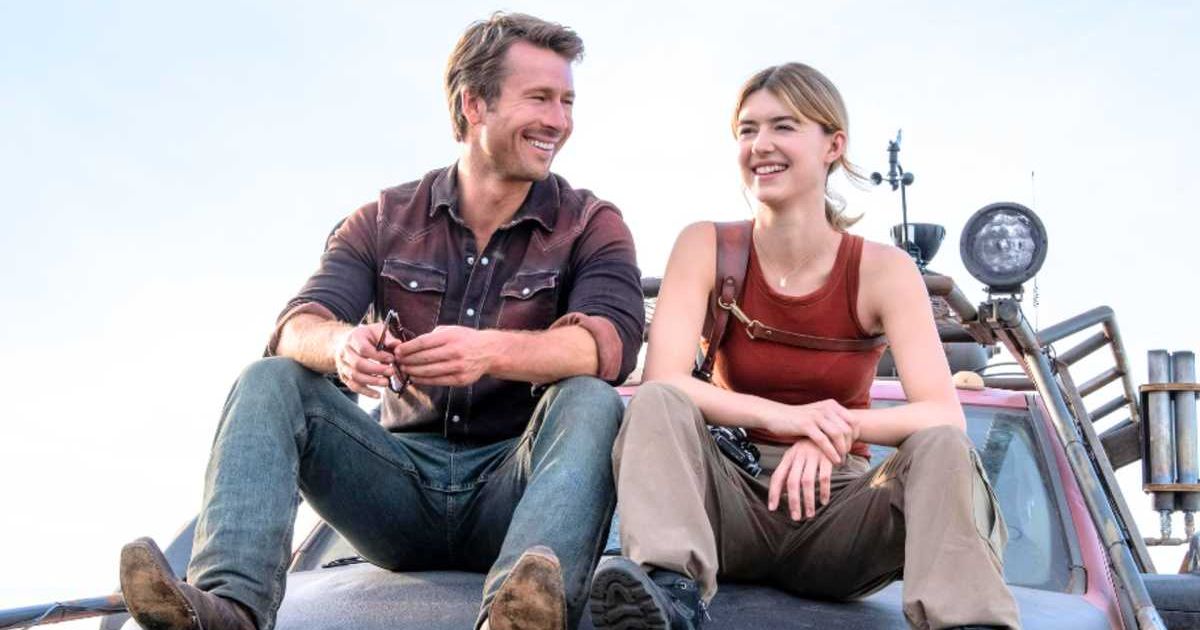 Tyler Owens and Kate Cooper found love while battling tornadoes (@universalpictures, @warnerbrospictures)