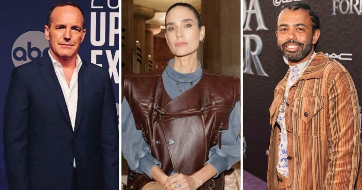 Clark Gregg joins the original cast Jennifer Connelly and Daveed Diggs in 'Snowpiercer' Season 4 (@clarkgregg/@jennifer.connelly/@DaveedDiggs)