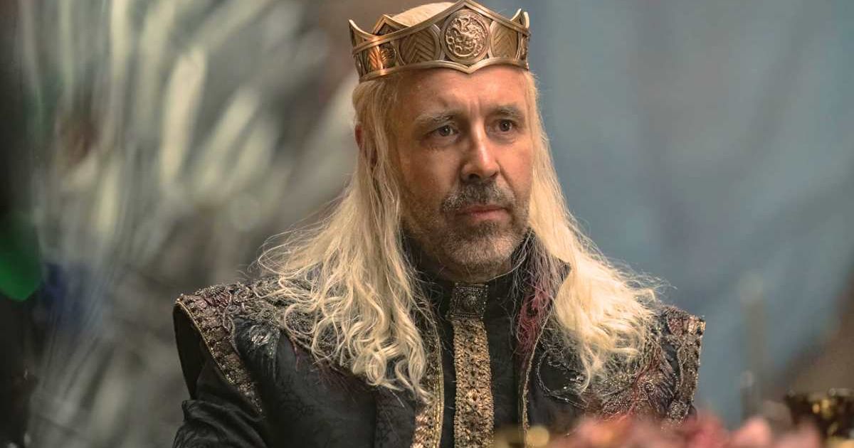 Viserys Targaryen had a peaceful reign that ended with a succession conundrum, leading to Dance of the Dragons (@hbo)