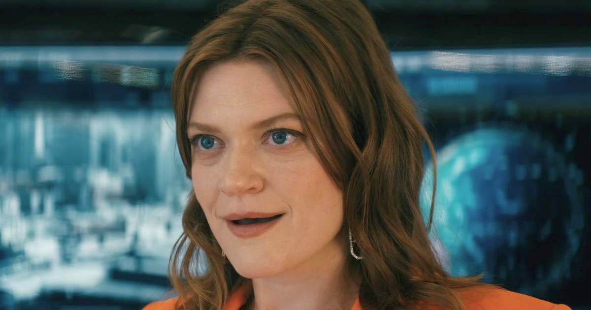 As the Vice President of Hero Management at Vought International, Ashley has always been a key player in the show's corporate intrigue (@primevideo)