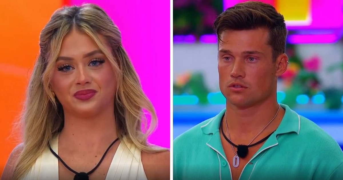 'Love Island USA' stars Aaron Evans and Kaylor Martin faced considerable dislike from viewers, especially after the Casa Amor drama (@peacock)