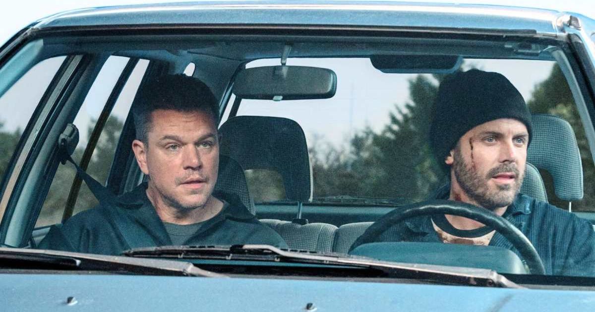 Matt Damon and Casey Affleck turn robbers in Apple TV+'s latest movie 'The Instigators' (@appletv+)