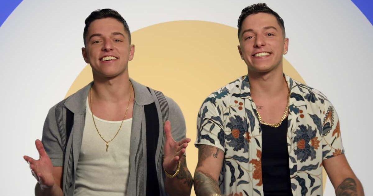 'The Circle' Season 7 twins Nicky and Jojo Scarlotta gained fame on TikTok due to their inflation videos (@netflix)