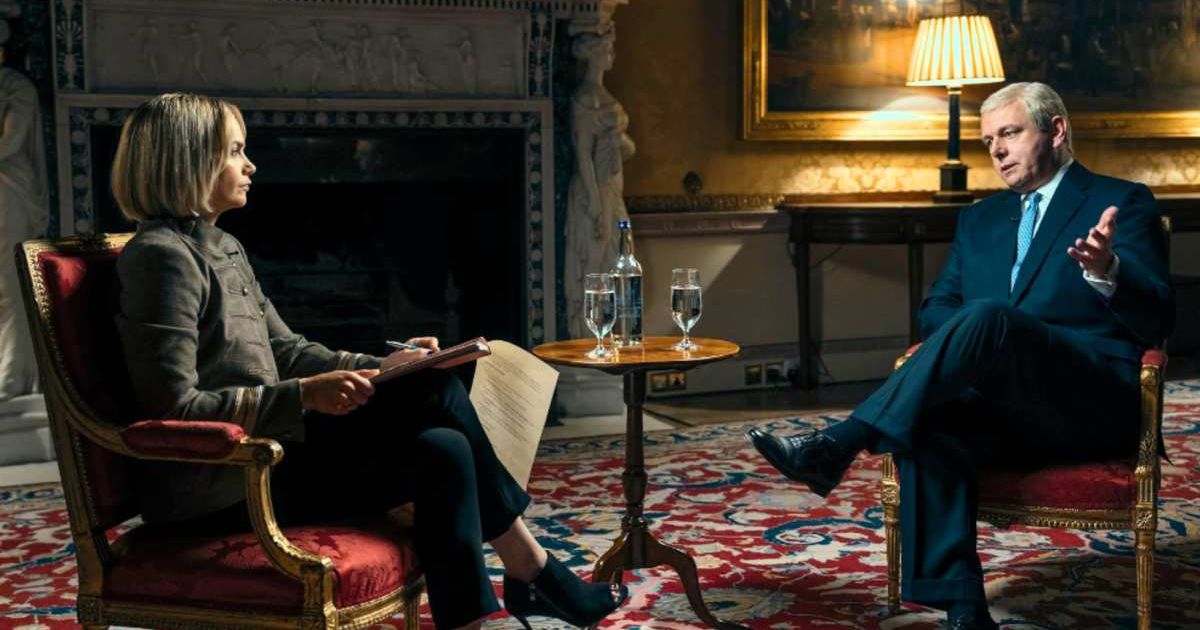 Michael Sheen and Ruth Wilson deliver impactful performances in 'A Very Royal Scandal' (Prime Video/@christopherraphael)