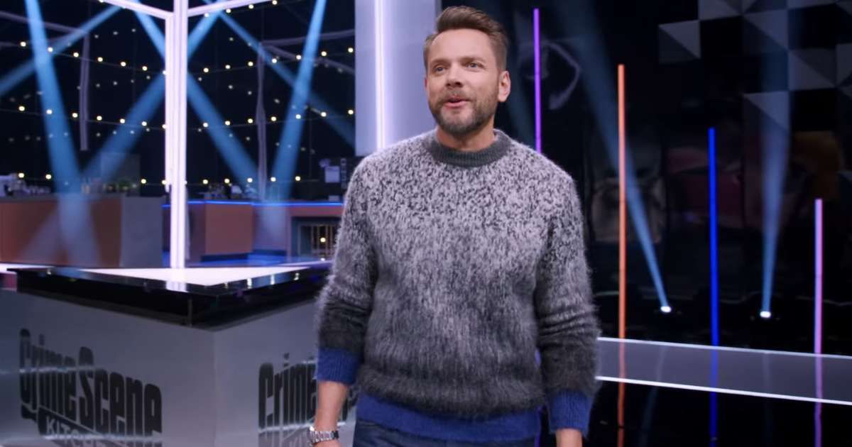 Joel McHale returns as the charming host in 'Crime Scene Kitchen' Season 3 (YouTube/@foodclubfox)