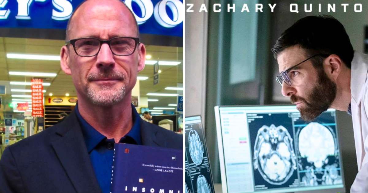 Bill Hayes was an important figure in Oliver Sacks's life who serves as an inspiration for 'Brilliant Minds' (YouTube/@abbeysbookshop, @nbc)