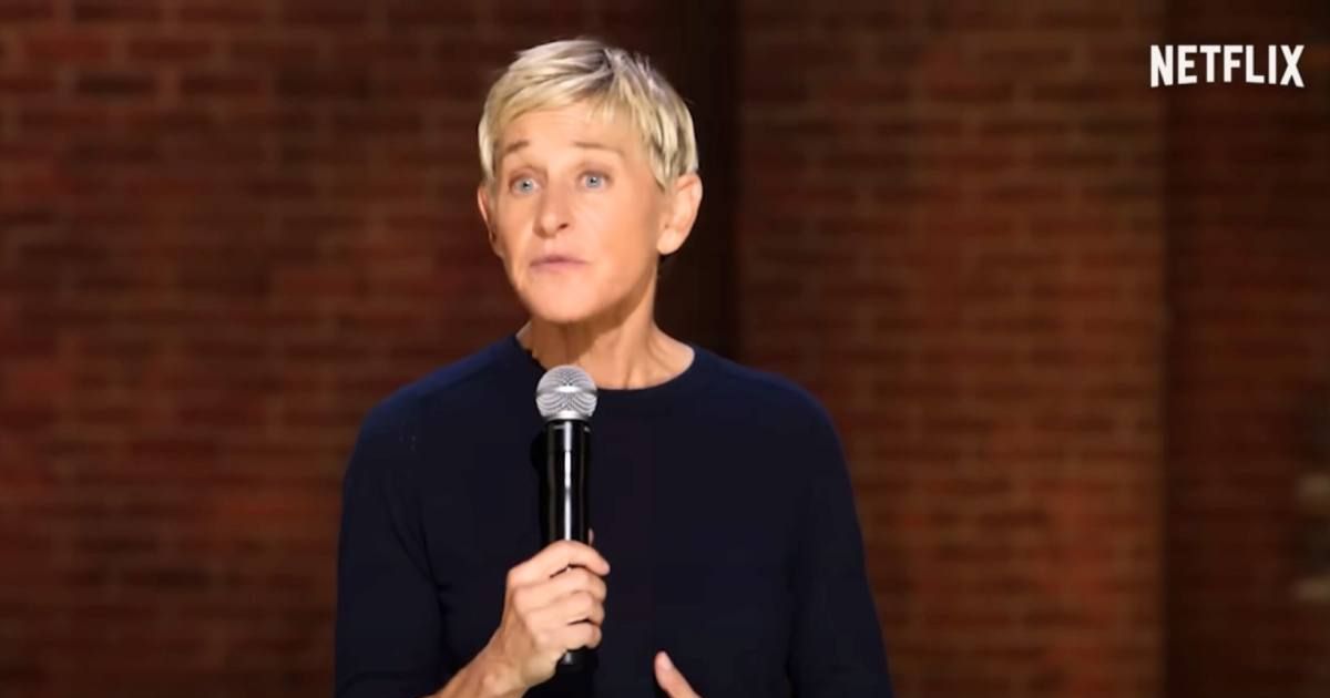Ellen DeGeneres speaks up about getting "kicked out of show business" in her comedy special (YouTube/@netflix)