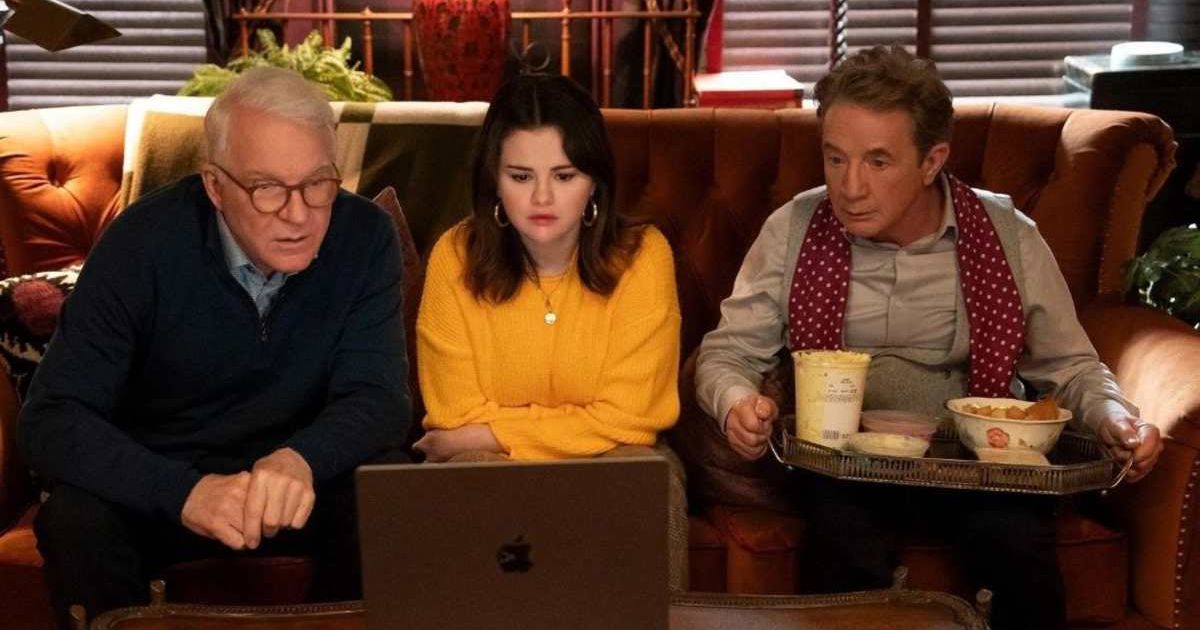 Season 4 of 'Only Murders in the Building' revolves around Sazz Pataki's murder mystery (@hulu)