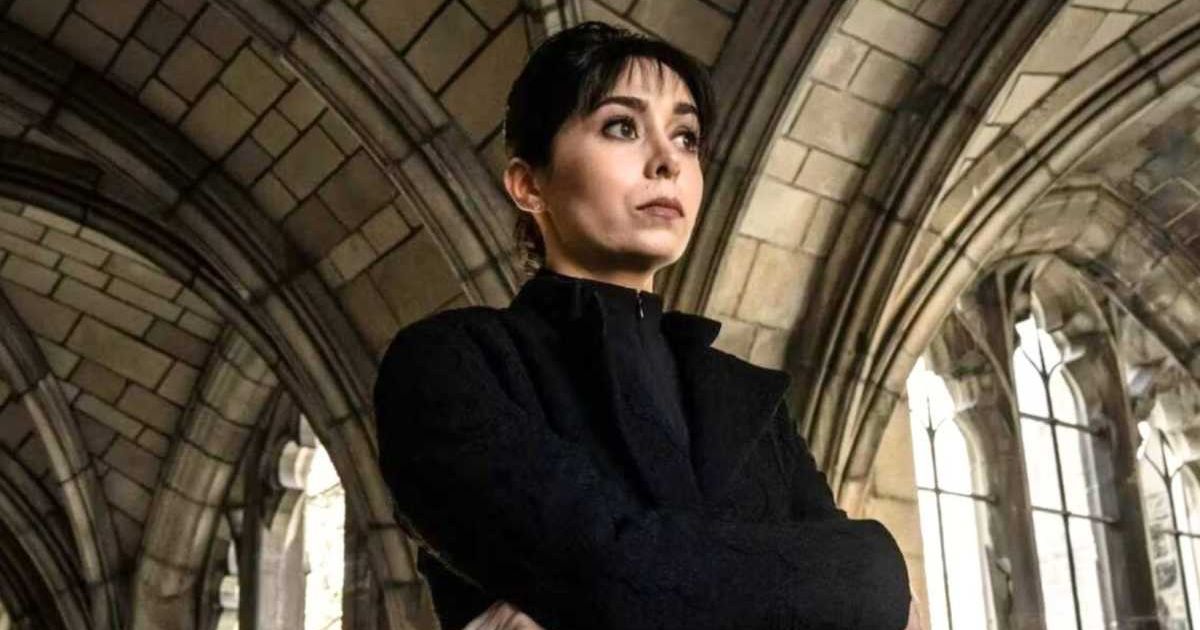 Cristin Milioti plays Sofia Falcone aka The Hangman in 'The Penguin' (@hbo)