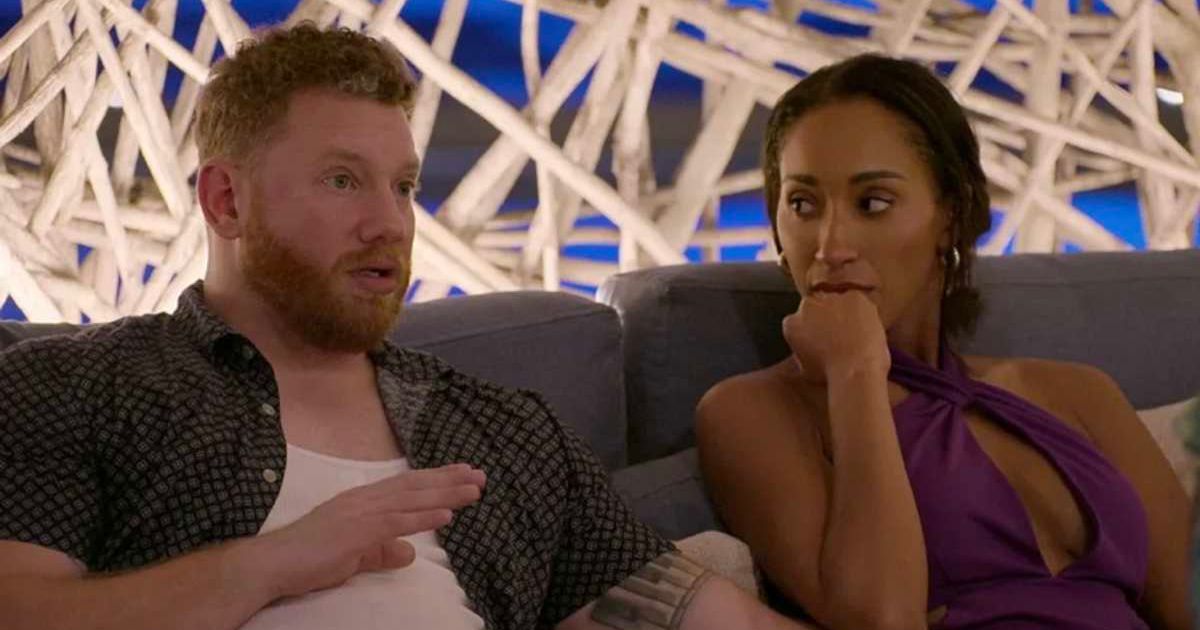 Stephen Richardson and Monica Davis on 'Love Is Blind' (@netflix)