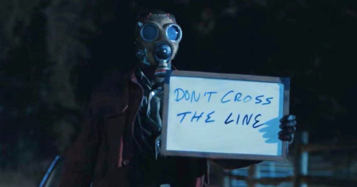 A mysterious blue line holds the fate of stranded families in 'Teacup' (@peacock)