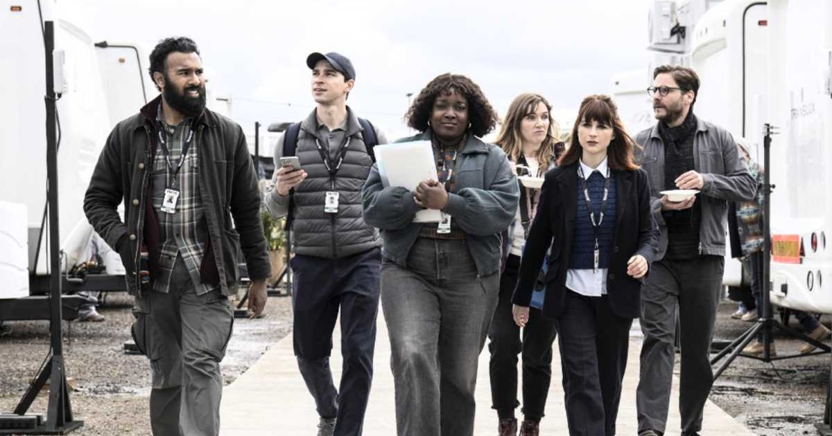 'The Franchise' explores the production of a superhero movie through the perspective of its first assistant director, Daniel (@hbo/@colinhutton)