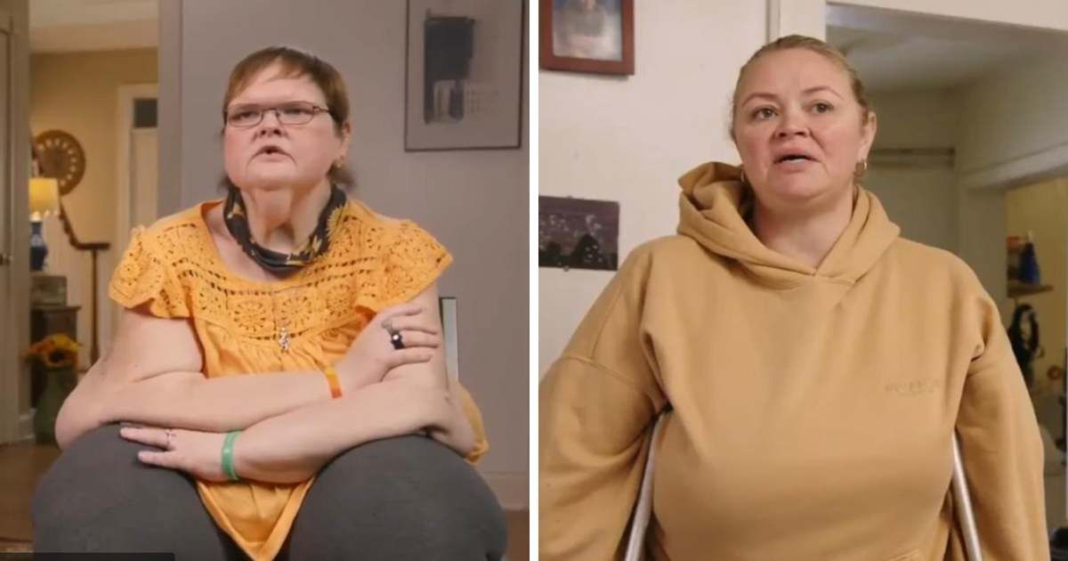 '1000-lb Sisters' star Tammy Slaton and her sister Amanda Halterman had an explosive argument (@tlc)
