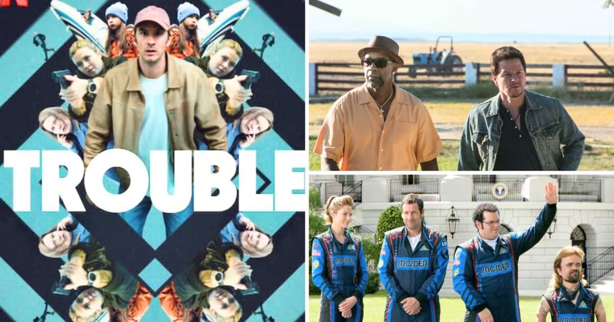From 'Trouble' to '2 Guns' and 'Pixels,' here are the top 10 Netflix movies in the USA this week (@netflix/@universalpictures/@sonyentertainment)