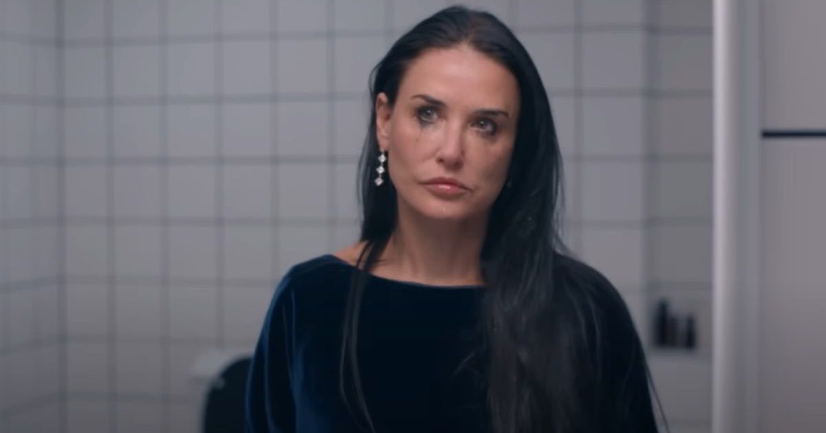 'The Substance' is a body-horror movie starring Demi Moore and Margaret Qualley (@workingtitlefilms)