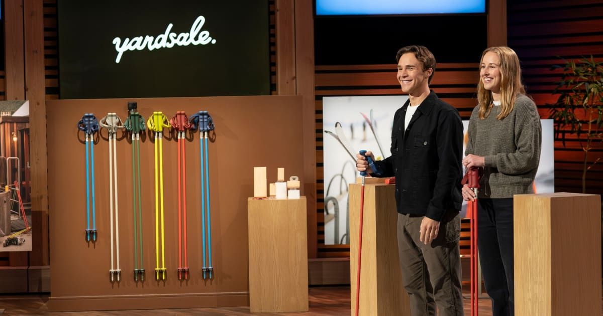 Kelly McGee and Cristina Ashbaugh to pitch their customizable ski poles brand, Yardsale, to celebrity investors in 'Shark Tank' Season 16 episode 3 (ABC/ChristopherWillard)