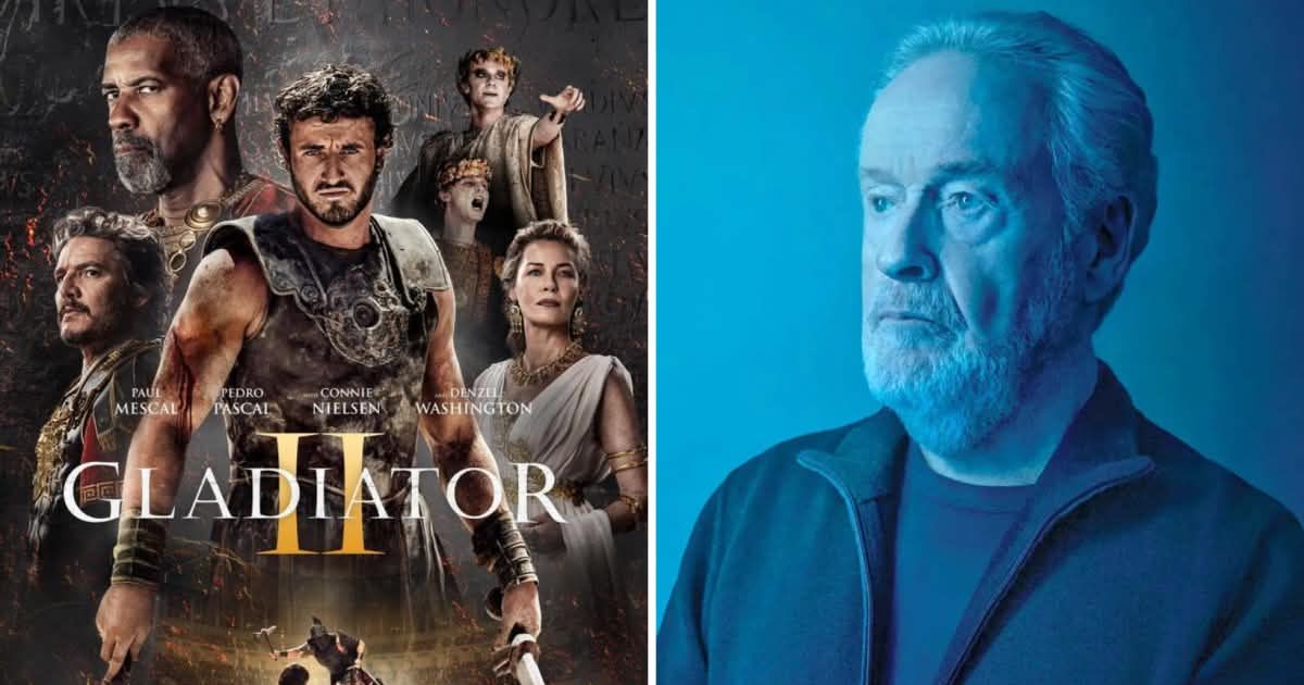 Ridley Scott's 'Gladiator 2' is mired in controversy but it looks like his wife has been his biggest support (Instagram/@ridleyscottcg)