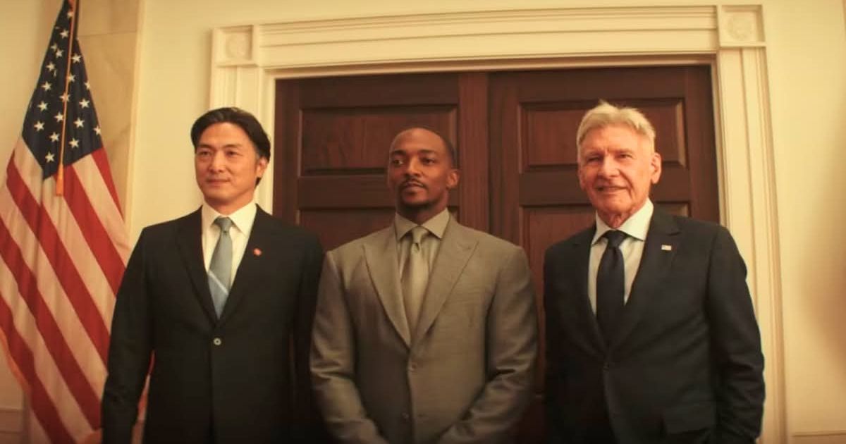 Anthony Mackie will take on the lead role alongside Harrison Ford in their upcoming film 'Captain America: Brave New World' (Marvel)