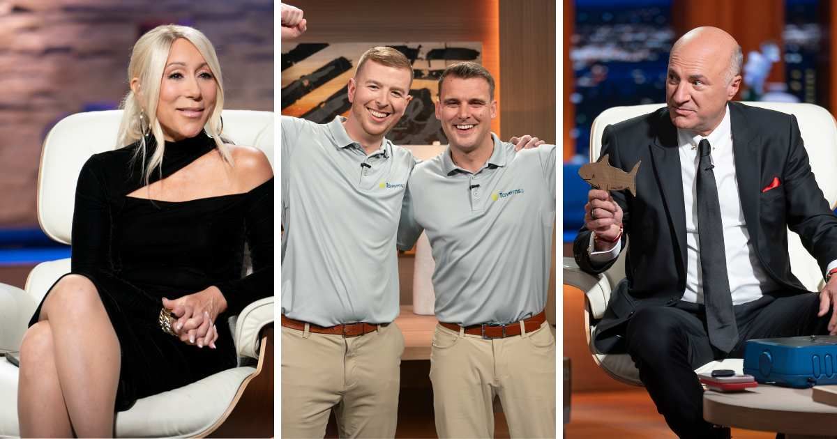 Shark Tank's Kevin O'Leary and Lori Greiner faced off to strike a deal with Taverns-To-Go (ABC/Christopher Willard)