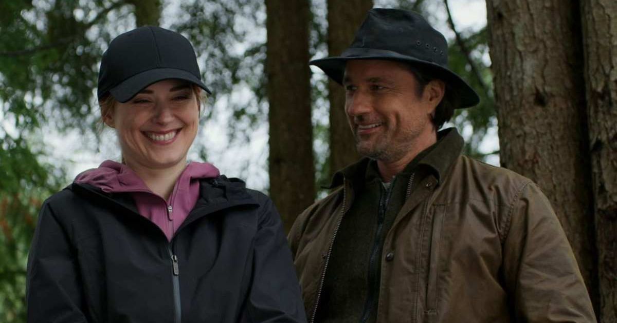 'Virgin River' features Alexandra Breckenridge and Martin Henderson in romantic roles (Netflix)