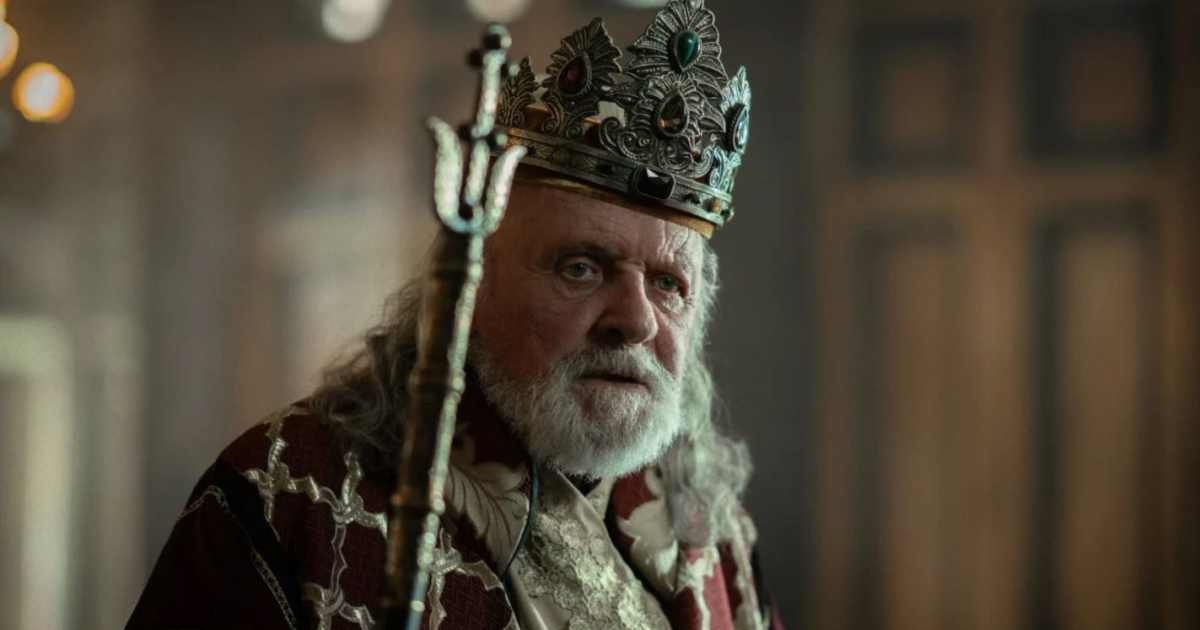 Anthony Hopkins plays cruel King Herod in 'Mary' (Netflix)