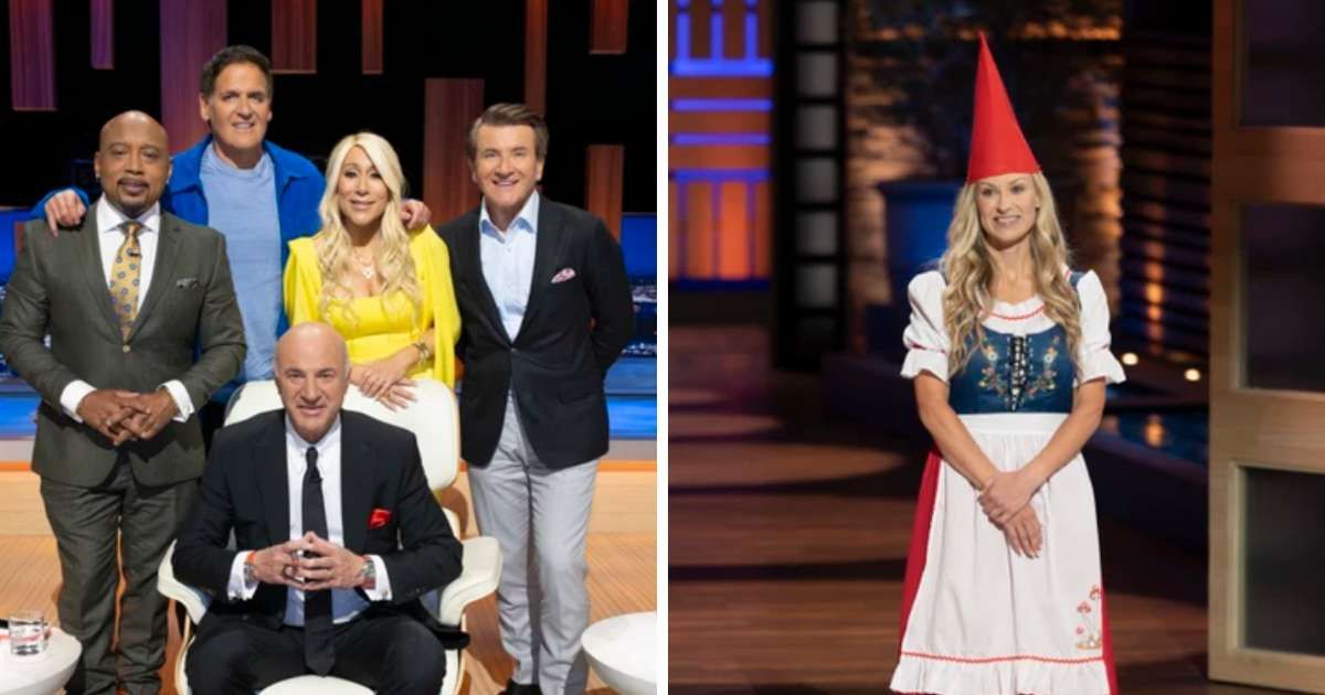 Sharks disappointed with Gnome Advent Calendar's pricing, ask Jenna Hess to raise the price of her calendars (ABC/@christopherwillard)