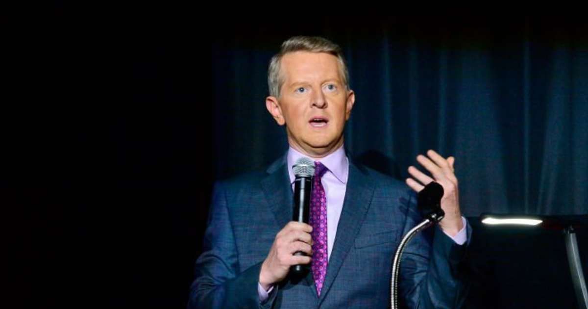 A screenshot of 'Jeopardy!' host Ken Jennings (Cover Image Source: Photo by Jerod Harris/Getty Images)