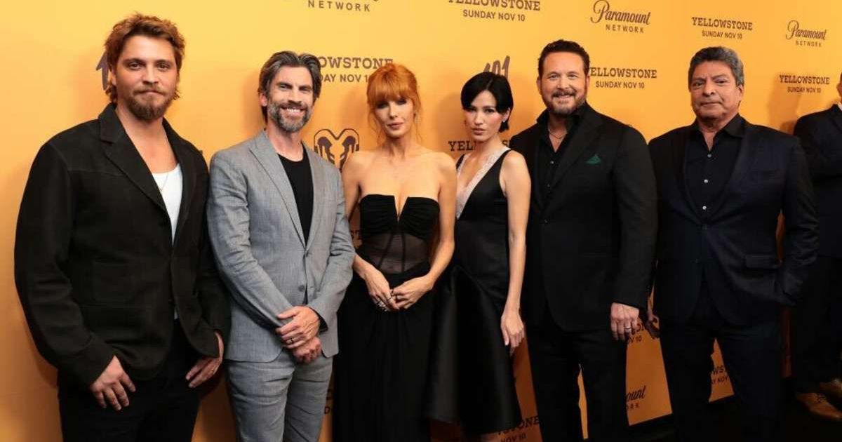 (L-R) Luke Grimes, Wes Bentley, Kelly Reilly, Kelsey Asbille Chow, Cole Hauser and Gil Birmingham at 'Yellowstone' Season 5 Part 2 Premiere at Museum of Modern Art on November 7, 2024 in New York City (Cover Image Source: Getty Images | Photo by Dimitrios