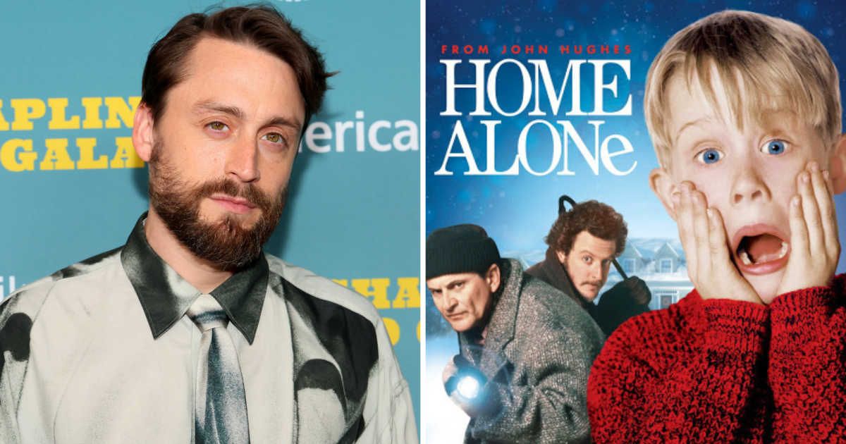 (L) Kieran Culkin attends the 49th Chaplin Award Honoring Jeff Bridges; (R) Official poster of 'Home Alone' (Cover Image Source: (L) Getty Images | Photo by Dia Dipasupil; (R) 20th Century Studios)
