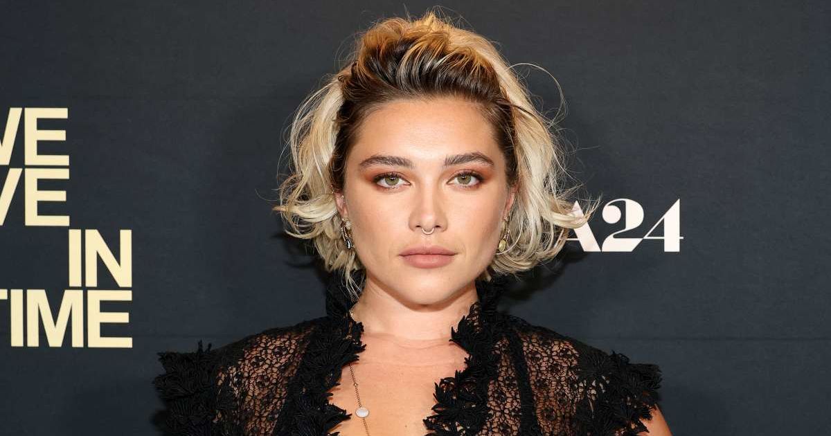 NEW YORK, NEW YORK - SEPTEMBER 09: Florence Pugh attends A24's "We Live in Time" New York Screening at Crosby Street Hotel on September 09, 2024 in New York City. (Photo by Marleen Moise/Getty Images)
