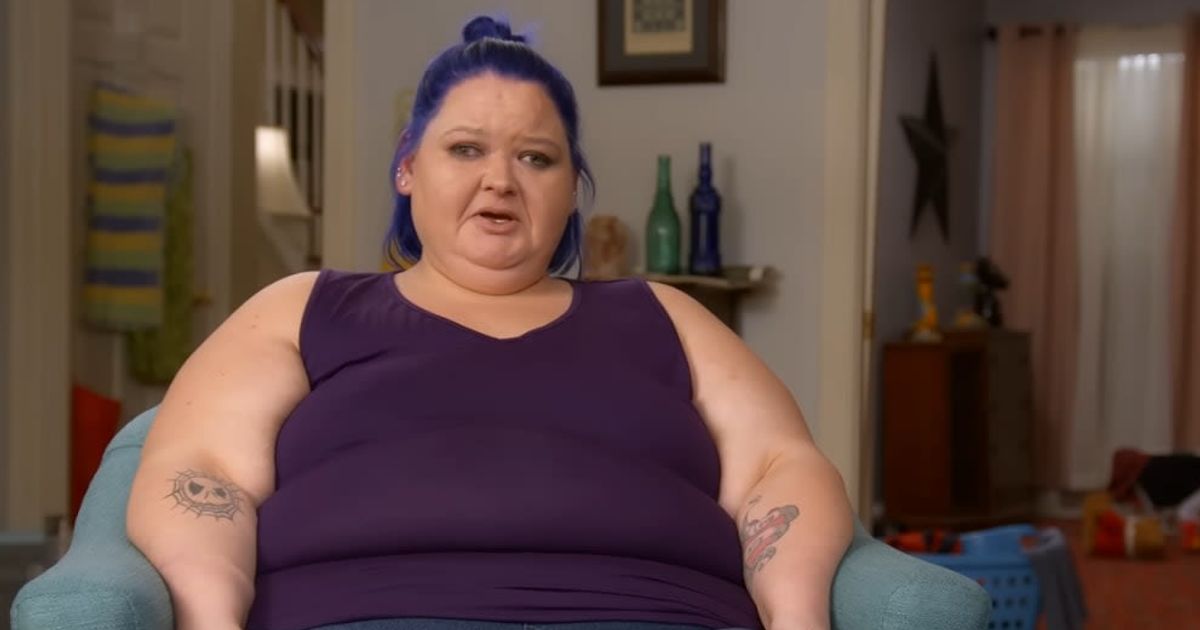 A screenshot of ‘1000-lb Sisters' star Amy Slaton. (Cover Image Source: TLC)