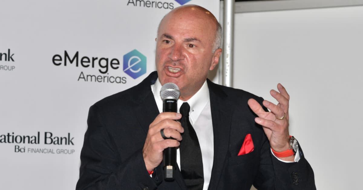 Kevin O'Leary at Emerge Americas 2022 at the Miami Beach Convention Center on April 18th, 2022 in MIAMI BEACH, FLorida (Cover Image Source: Getty Images | Photo By Manny Hernandez)