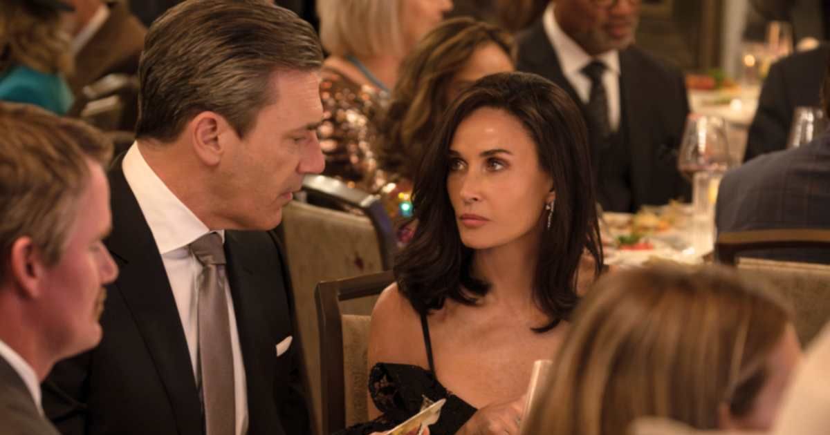 Jon Hamm and Demi Moore in a still from 'Landman' (Image Cover Source: Paramount+)