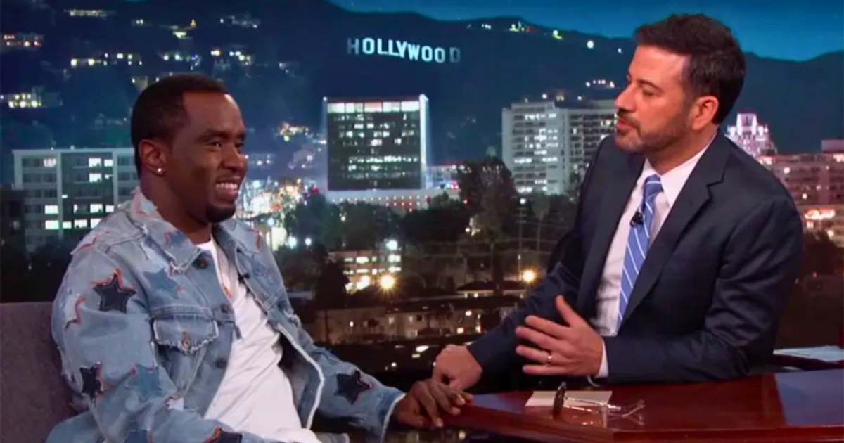Screenshot of Jimmy Kimmel and Sean 'P Diddy' Combs from 'Jimmy Kimmel Live!' (Cover Image Source: YouTube | Jimmy Kimmel Live)