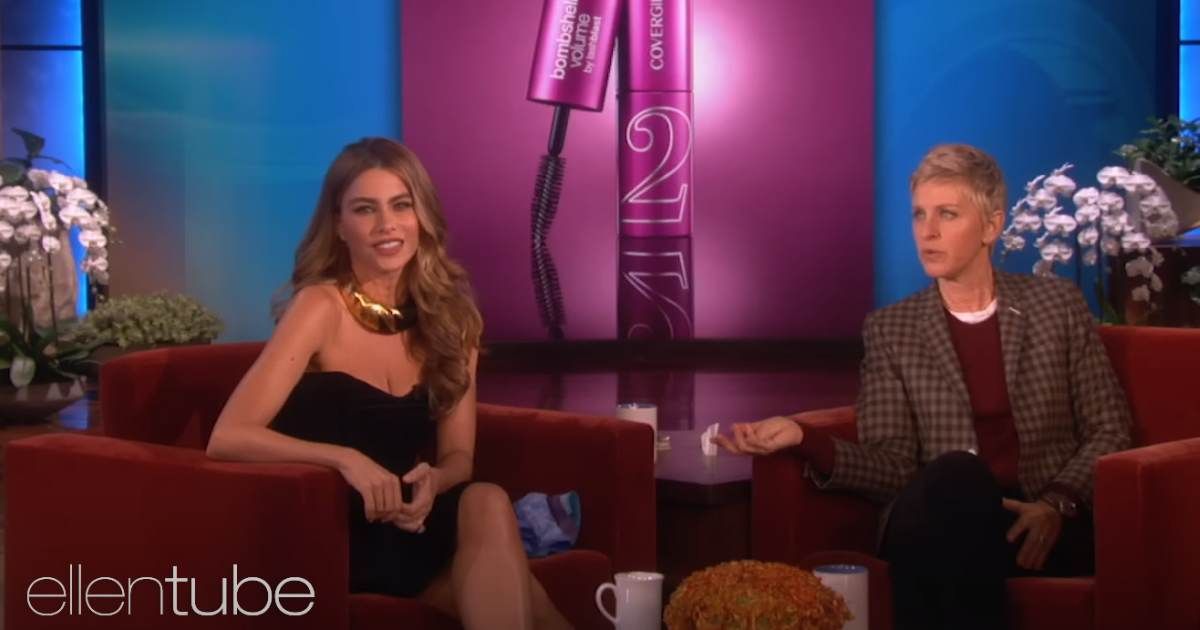 A screenshot of Sofia Vergara and Ellen DeGeneres from an episode of 'The Ellen DeGeneres Show' (Cover Image Source: YouTube | The Ellen Show)